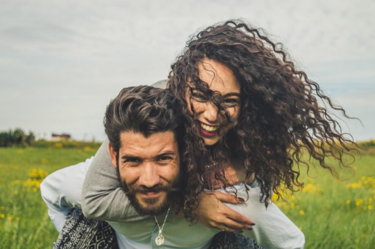 man and woman doing marriage counseling